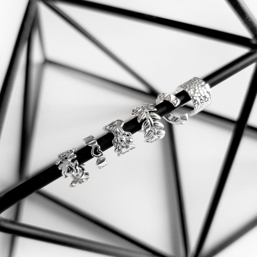 Nausznica gałązki srebro p.925