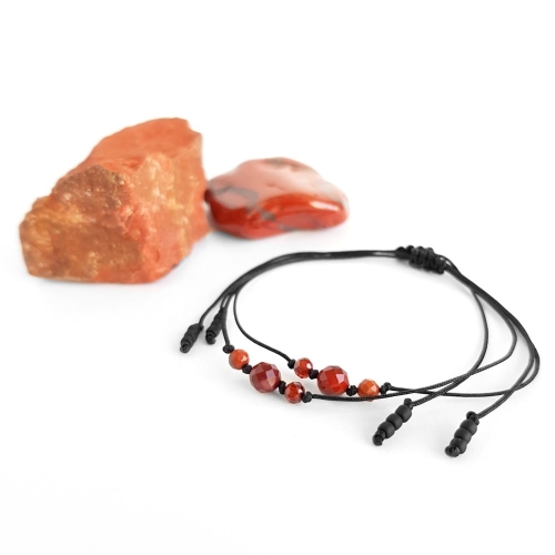 Balance - czakra podstawy - granat, jaspis mokait, jaspis czerwony