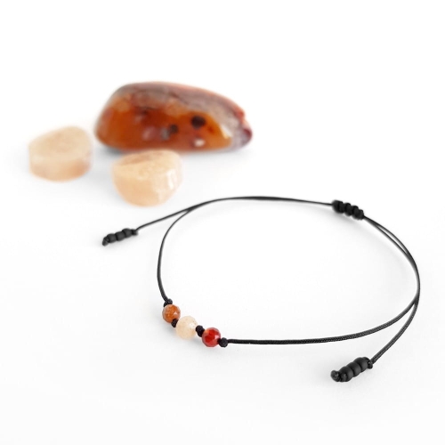 Balance - czakra sakralna - hessonit, kamień słoneczny, karneol