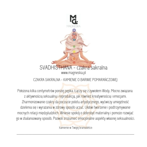 Balance - czakra sakralna - hessonit, kamień słoneczny, karneol