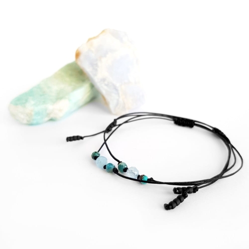 Balance - czakra gardła - chryzokola, akwamaryn, apatyt