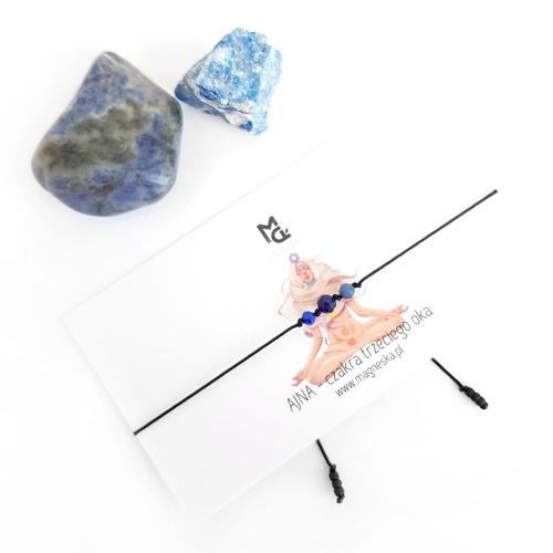 Balance - czakra trzeciego oka - dumortieryt, sodalit, lapis lazuli