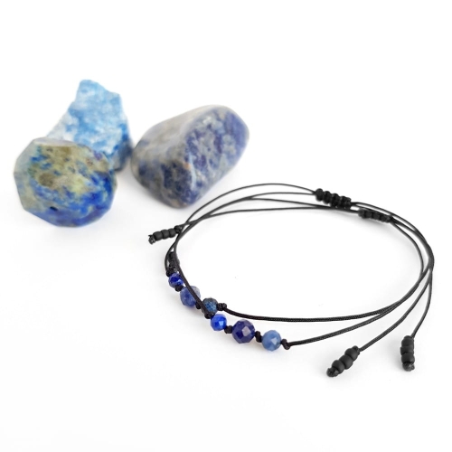 Balance - czakra trzeciego oka - dumortieryt, sodalit, lapis lazuli