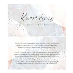 Kwarc dymny - karta z właściwościami kamienia