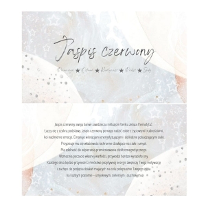 Jaspis czerwony - karta z właściwościami kamienia