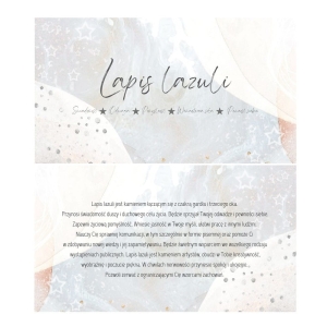 Lapis lazuli - karta z właściwościami kamienia