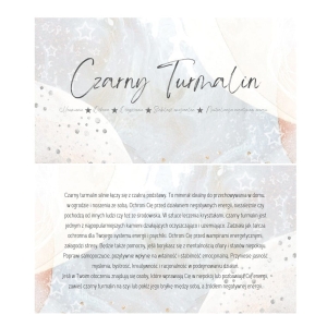 Czarny turmalin - karta z właściwościami kamienia