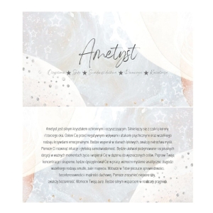 Ametyst - karta z właściwościami kamienia