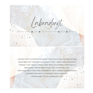 Labradoryt - karta z właściwościami kamienia