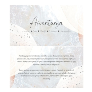 Awenturyn - karta z właściwościami kamienia