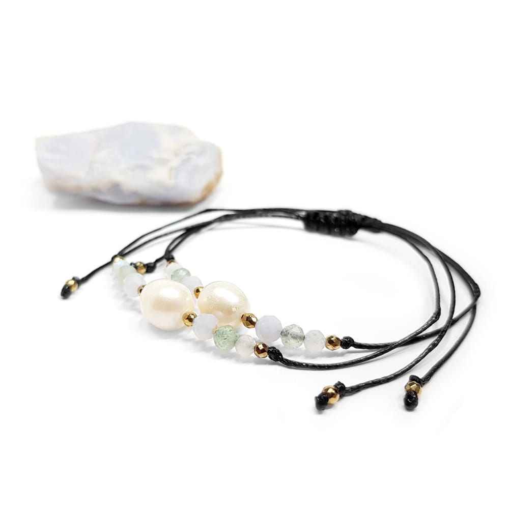 ZODIAC28 Bransoletka zodiakalna Rak Magneska biżuteria bransoletka dla raka z kamieni naturalnych 2.jpg