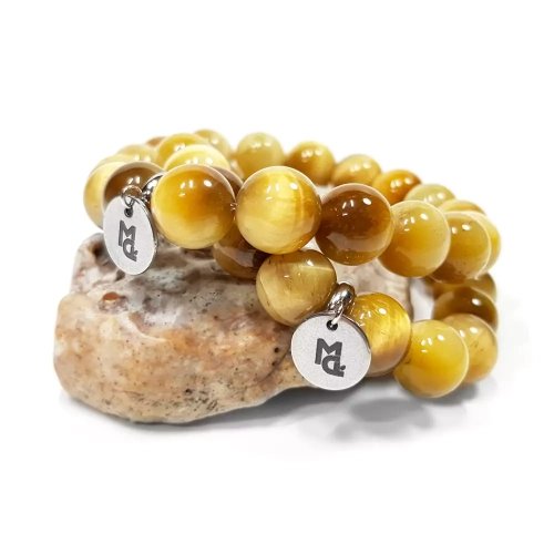 KAM791 WEBP Bransoletka damska żółte tygrysie oko Magneska biżuteria.webp