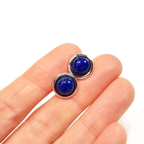 KST628 WEBP Kolczyki sztyfty lapis lazuli i srebro p 925 Magneska biżuteria 2.webp