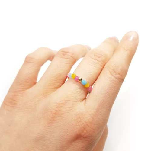 PIER360 WEBP Pierścionek elastyczny kolorowe turmaliny i srebro 2.webp