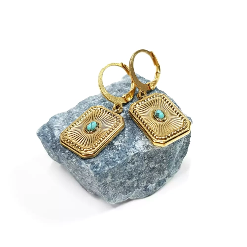 KST636 WEBP Kolczyki wiszące unikaty stal chirurgiczna i niebieski magnezyt magneska biżuteria.webp