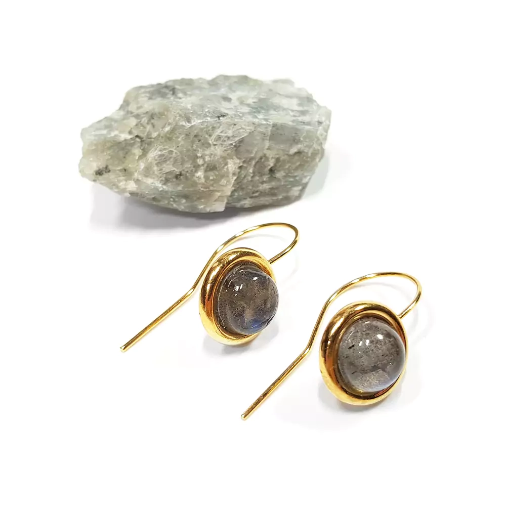 KST663 WEBP Kolczyki wiszące labradoryt srebro pozłacane.webp