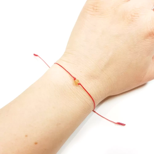 WishYou128 WEBP Bransoletka szczęścia żółty apatyt Magneska biżuteria 4.webp