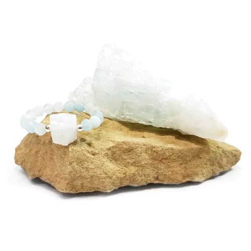 PIER367 WEBP Pierścionek elastyczny kamień księżycowy, akwamaryn i srebro Magneska biżuteria.webp