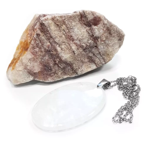 NAW865 WEBP Naszyjnik kryształ górski owal na łańcuszku Magneska biżuteria 2.webp