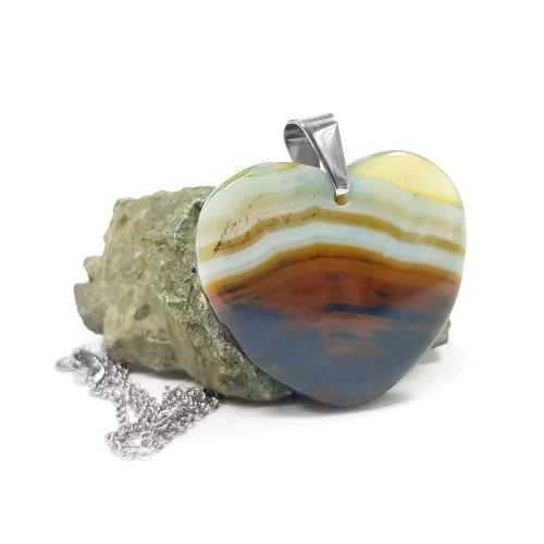 NAW880 WEBP Naszyjnik agat serce Magneska biżuteria 2.webp