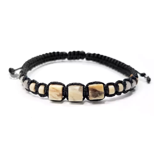 MES315 WEBP Bransoletka opal żółty, kamień rzeczny, różowy awenturyn i tygrysie oko Magneska biżuteria męska z kamieni naturalnych 2.webp