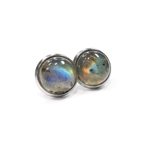 KST707 WEBP Kolczyki sztyfty labradoryt Magneska kolczyki z kamieni naturalnych 3.webp