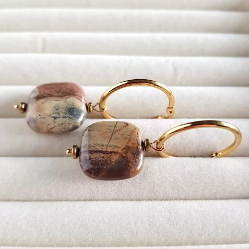 KST715 WEBP Kolczyki wiszące unikaty jaspis polichromowy Magneska biżuteria 4.webp