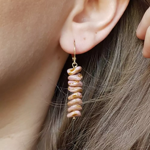 KST724 WEBP Kolczyki wiszące świderki Magneska kolczyki szklane 5.webp