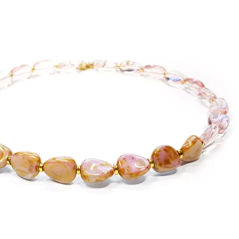 NAW979 WEBP Naszyjnik szklane koraliki i hematyt Magneska kolekcja Verre 4.webp