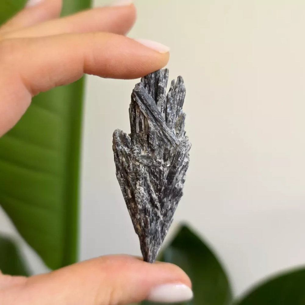 BR0007 WEBP Czarny kyanit surowy okaz Magneska kamienie.webp