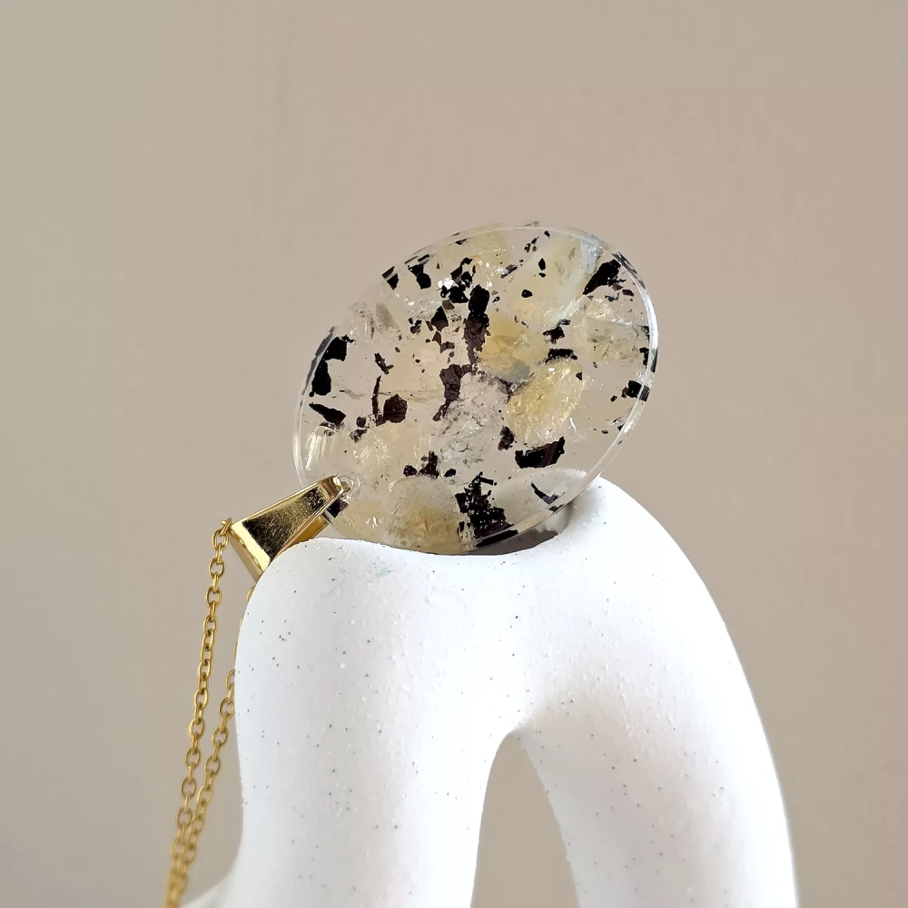 NAW1145 webp Naszyjnik cytryn i czarny turmalin na łańcuszku złota stal chirurgiczna Sparkles unique Magneska 4.webp