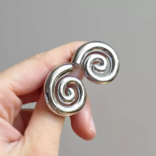 KST857 webp Kolczyki spirale  srebrne  stal chirurgiczna Magneska.webp