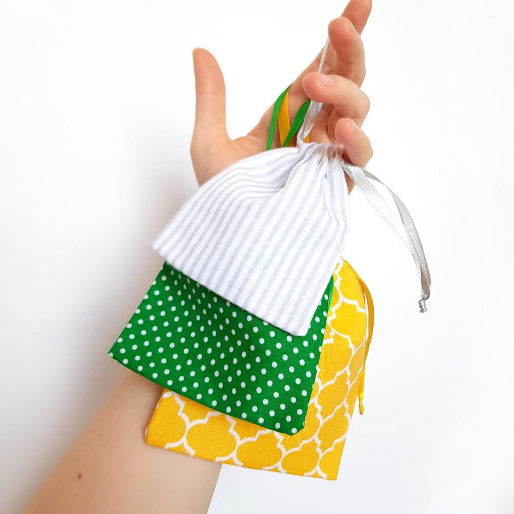 Zestaw 3 woreczków bawełnianych Marrakesz