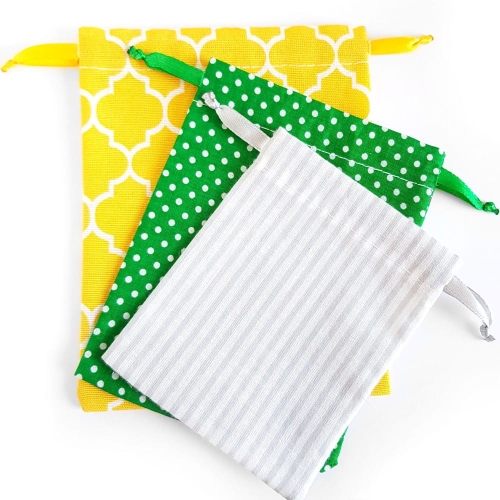 Zestaw 3 woreczków bawełnianych Marrakesz