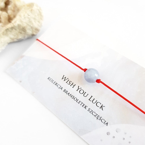 WishYouLuck angelit big bransoletka szczęścia na czerwonym sznurku