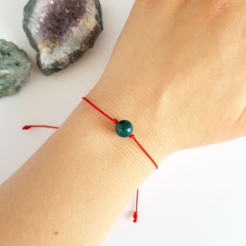 WishYouLuck apatyt big bransoletka szczęścia na czerwonym sznurku