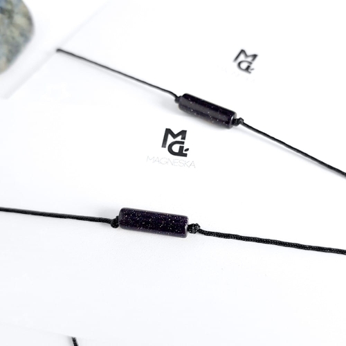 Bransoletka noc kairu patyczek na czarnym sznurku Night stick