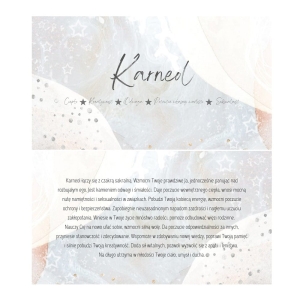 Karneol - karta z właściwościami kamienia